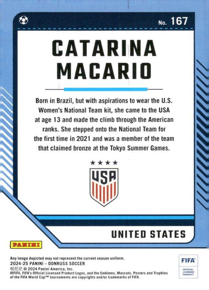 2024 Panini Donruss Catarina Macario #167 USA
