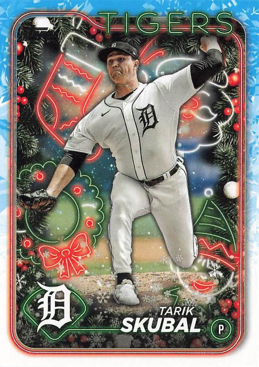 2024 Topps Holiday Tarik Skubal Detroit Tigers #H144