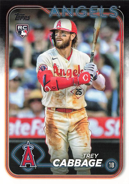 2024 Topps Series 1 Trey Cabbage RC Los Angeles Angels #321