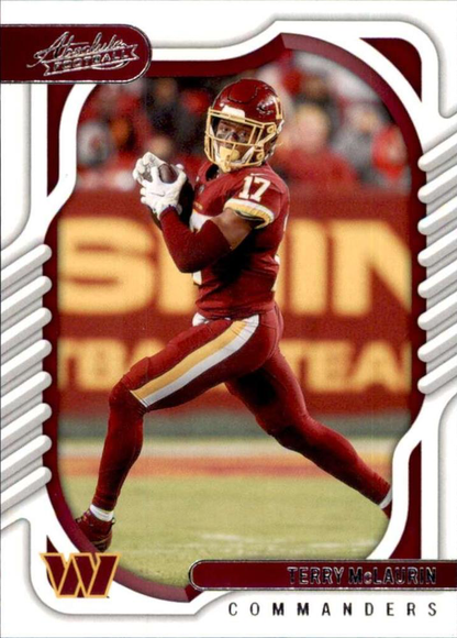 2022 Panini Absolute Terry McLaurin #95 Washington Commanders