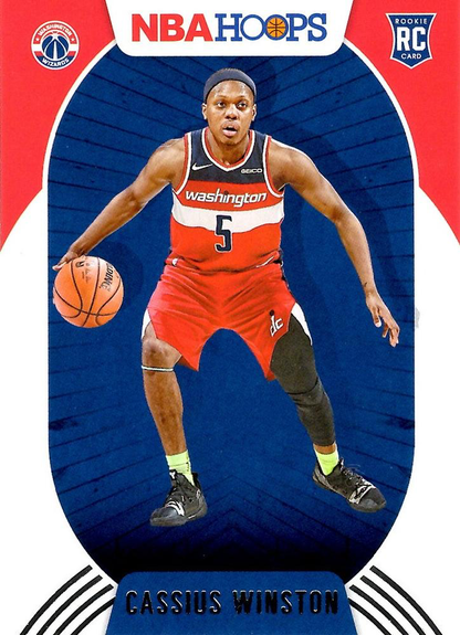 2020 Panini Hoops Cassius Winston RC #227 Washington Wizards