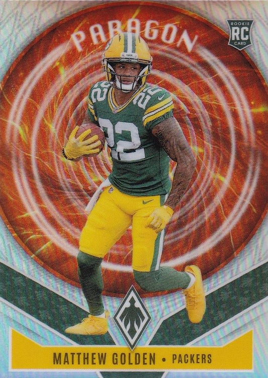 2025 Panini Phoenix Paragon Matthew Golden #13 Green Bay Packers