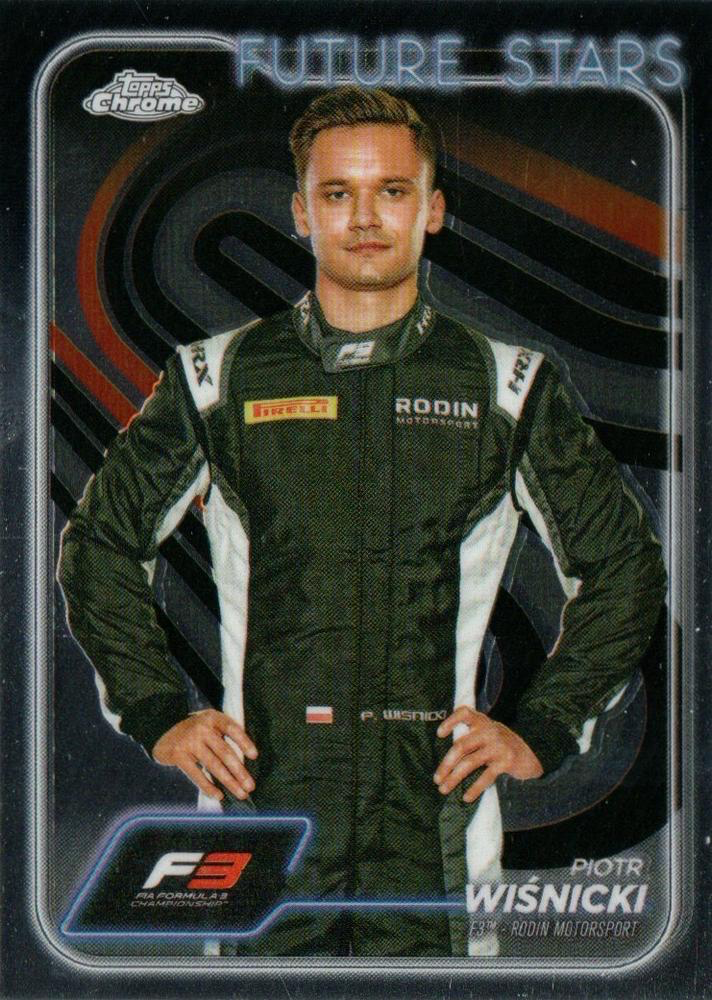 2024 Topps Chrome Formula 1 Piotr Wisnicki F3D #72 Rodin Motorsport