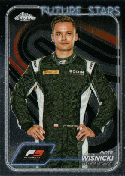 2024 Topps Chrome Formula 1 Piotr Wisnicki F3D #72 Rodin Motorsport