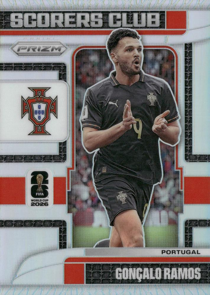 2026 Panini Prizm World Cup Silver Scorers Club Goncalo Ramos #8 Portugal