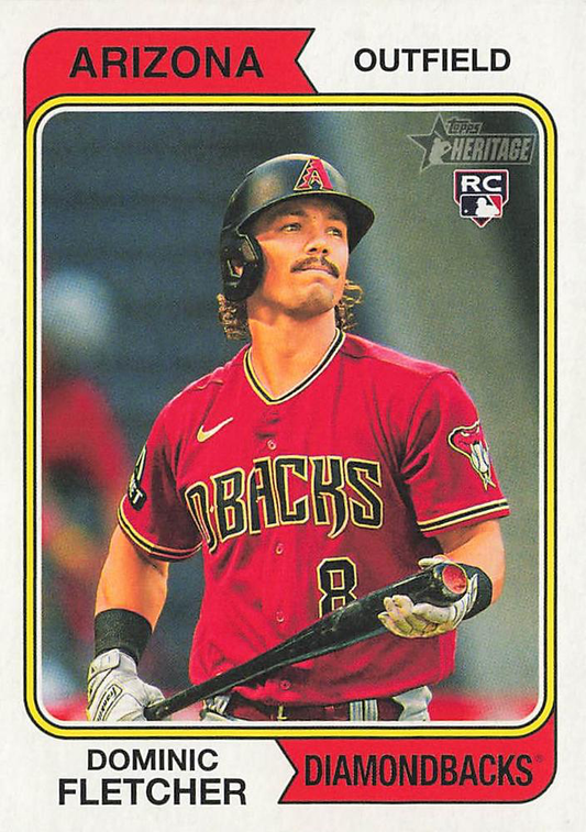 2023 Topps Heritage Dominic Fletcher RC Arizona Diamondbacks #556