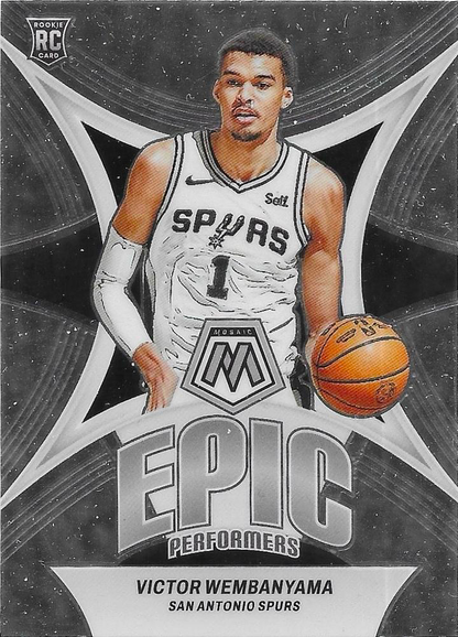 2023 Panini Mosaic Epic Victor Wembanyama RC #12 San Antonio Spurs