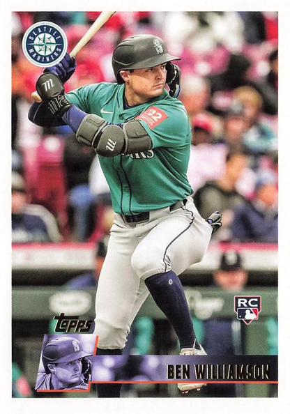 2025 Topps Archives Ben Williamson RC #105 Seattle Mariners