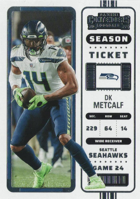 2022 Panini Contenders DK Metcalf #89 Seattle Seahawks