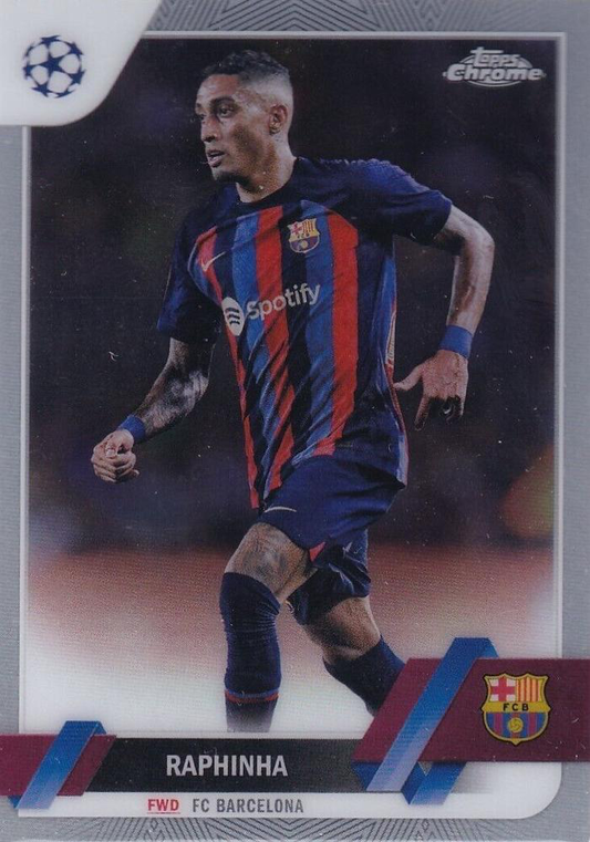2022 Topps Chrome UCC Raphinha #164 FC Barcelona