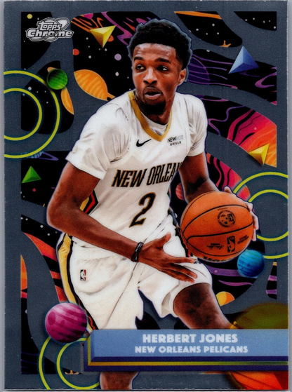 2025 Topps Chrome Cosmic Herbert Jones #178 New Orleans Pelicans