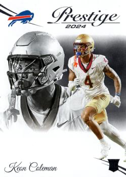 2024 Panini Prestige Keon Coleman RC #339 Buffalo Bills