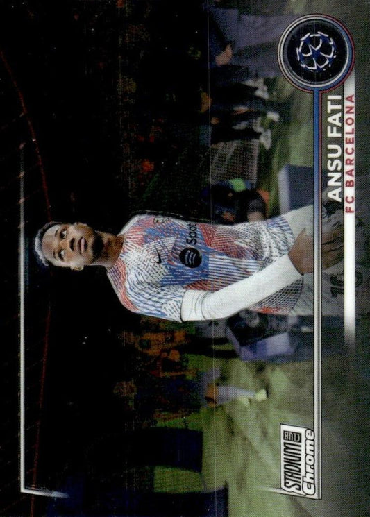 2022 Topps Stadium Club Chrome UCC Ansu Fati #48 FC Barcelona