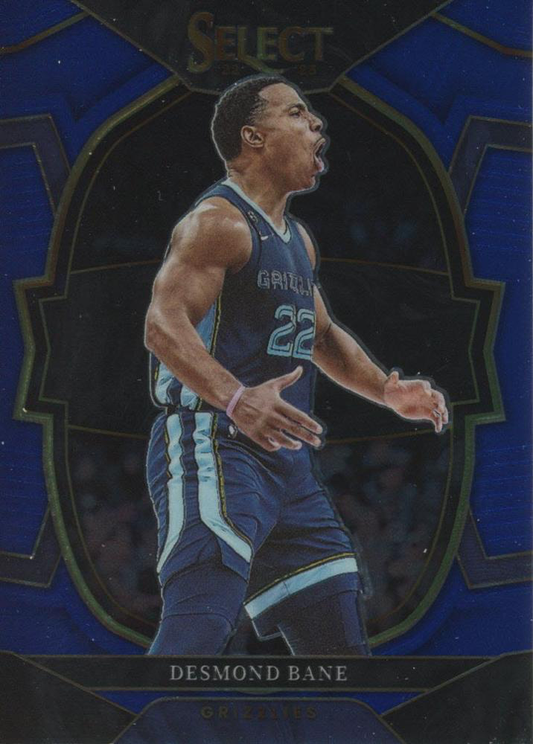 2022 Panini Select Blue Desmond Bane #63 Memphis Grizzlies