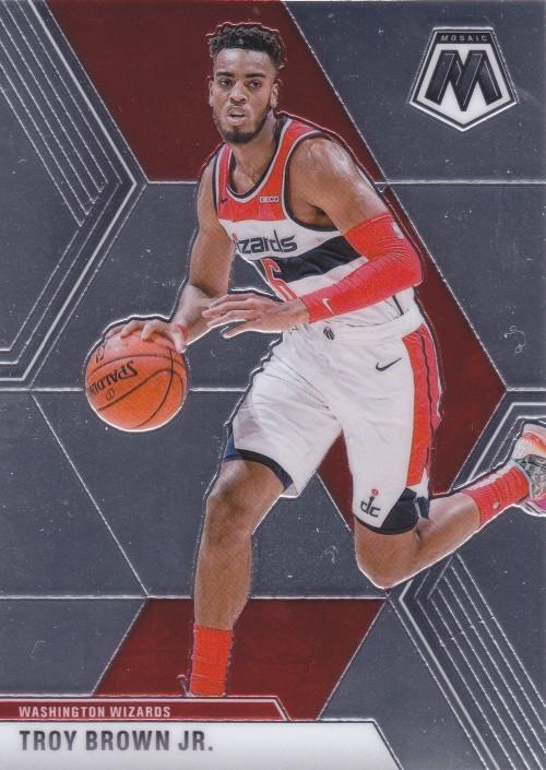 2019 Panini Mosaic Troy Brown Jr. #162 Washington Wizards