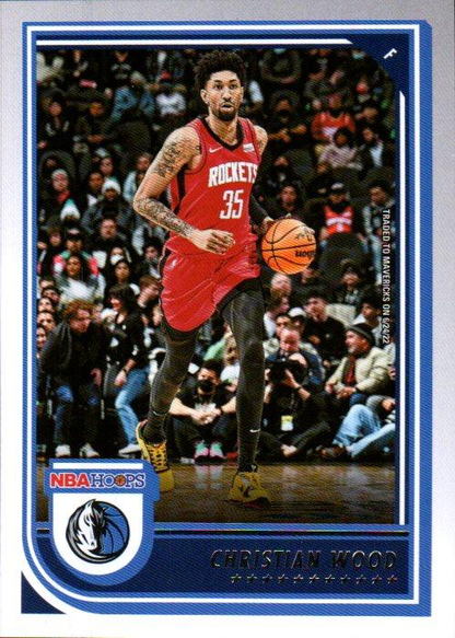 2022 Panini Hoops Christian Wood #128 Dallas Mavericks