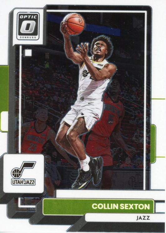 2022 Panini Donruss Optic Collin Sexton #37 Utah Jazz
