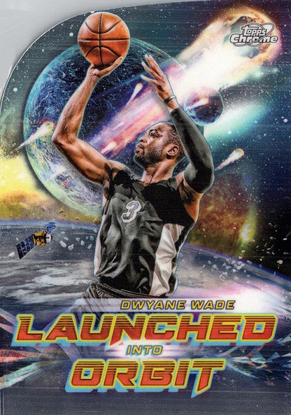 2023 Topps Chrome Cosmic Launched Into Orbit Dwyane Wade #LIO-24 Miami Heat