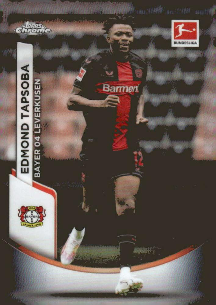 2023 Topps Chrome Bundesliga Edmond Tapsoba #64 Bayer 04 Leverkusen