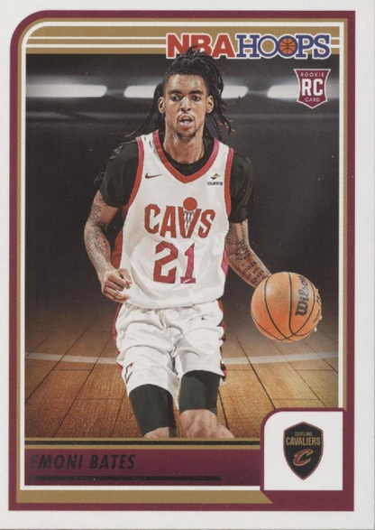 2023 Panini Hoops Emoni Bates RC #266 Cleveland Cavaliers