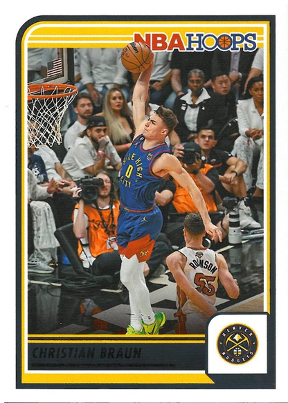 2023 Panini Hoops Christian Braun #154 Denver Nuggets