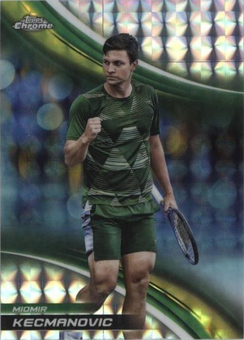 2025 Topps Chrome Tennis Geometric Miomir Kecmanovic #81