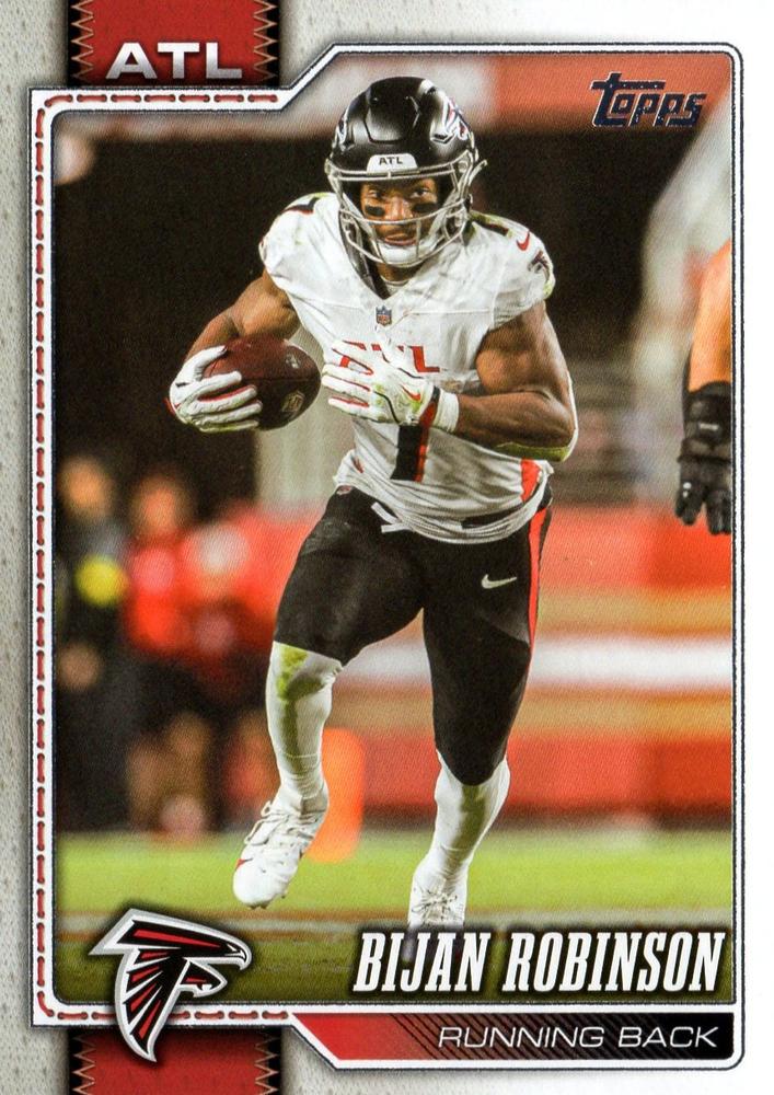 2026 Topps Flagship Bijan Robinson #12 Atlanta Falcons