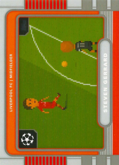 2025 Topps Flagship UCC 8-Bit Steven Gerrard #8B-4 Liverpool FC