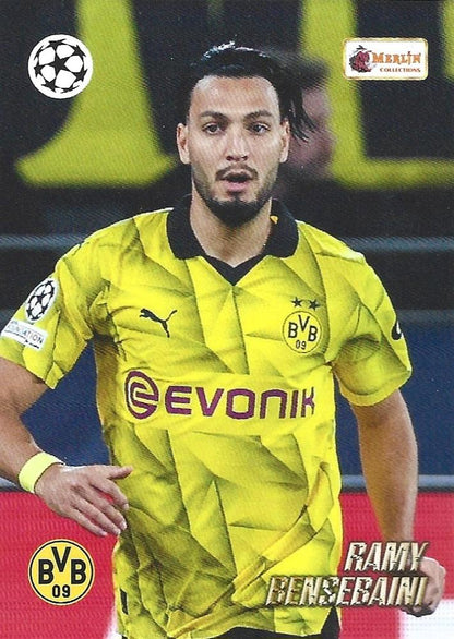 2023 Topps Merlin Heritage UCC Ramy Bensebaini #36 Borussia Dortmund