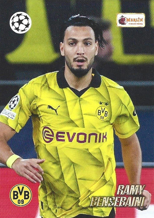 2023 Topps Merlin Heritage UCC Ramy Bensebaini #36 Borussia Dortmund