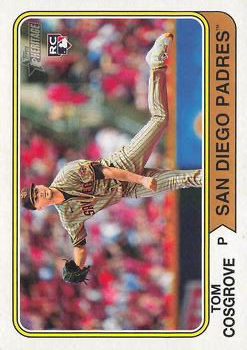 2023 Topps Heritage Tom Cosgrove RC San Diego Padres #697