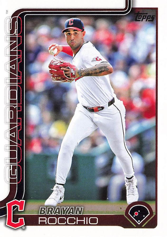 2025 Topps Series 1 Brayan Rocchio Cleveland Guardians #194