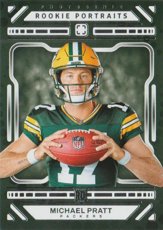2024 Panini Photogenic Portrait RC Michael Pratt #155 Green Bay Packers