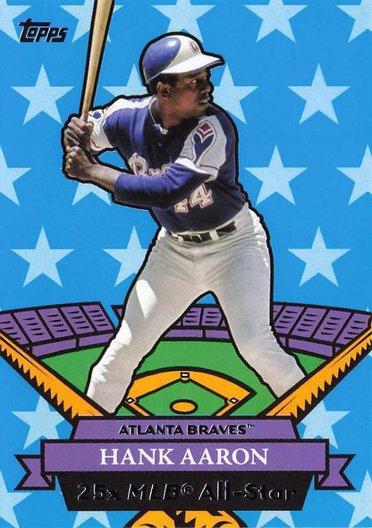 2025 Topps Archives 2007 Topps All-Stars Hank Aaron #07AS-20 Atlanta Braves