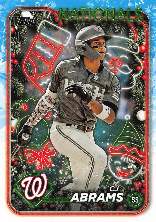 2024 Topps Holiday CJ Abrams Washington Nationals #H47