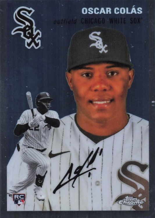 2023 Topps Chrome Platinum Anniversary Oscar Colás RC Chicago White Sox #188