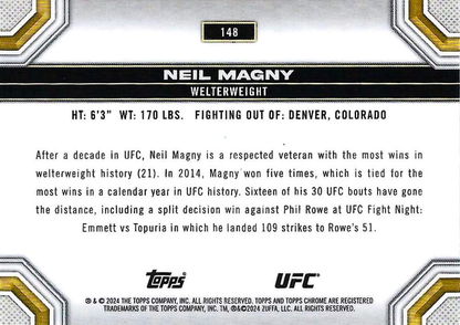 2024 Topps Chrome UFC Neil Magny #148