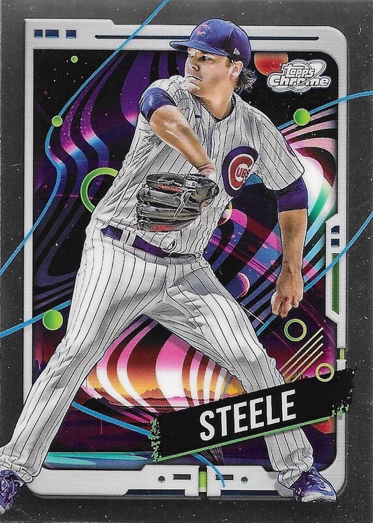 2024 Topps Cosmic Chrome Justin Steele Chicago Cubs #79