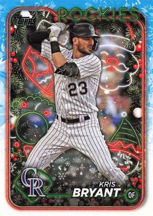 2024 Topps Holiday Kris Bryant Colorado Rockies #H95