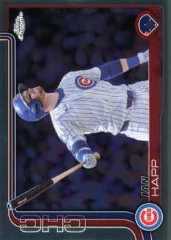 2025 Topps Chrome MLB Ian Happ #144 Chicago Cubs