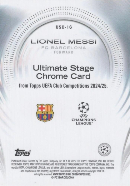 2024 Topps Flagship UCC Ultima Stage Lionel Messi #USC-16 FC Barcelona