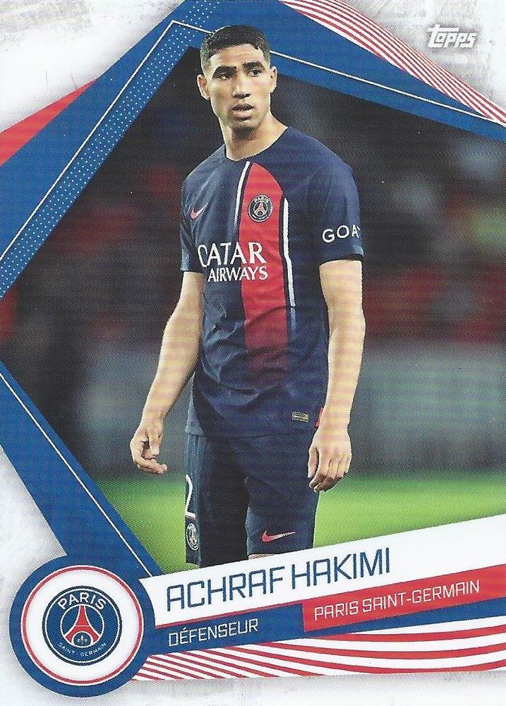 2023 Topps PSG Fan Set Achraf Hakimi #PSG-3 Paris Saint-Germain