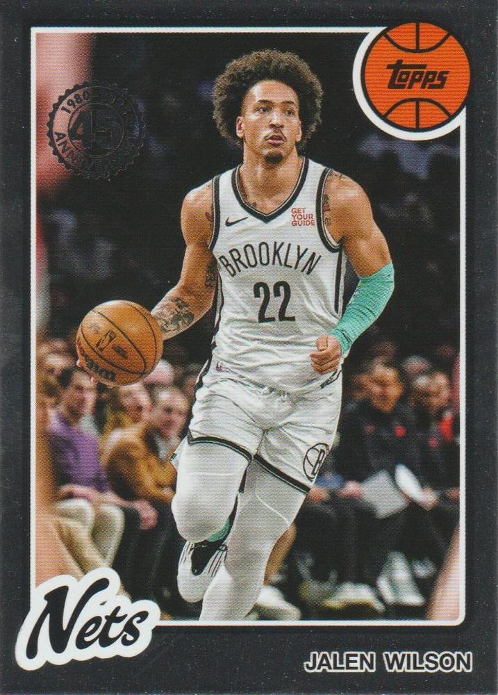 2025 Topps NBA 1980-81 Topps Basketball Jalen Wilson 80BK-9 Brooklyn Nets