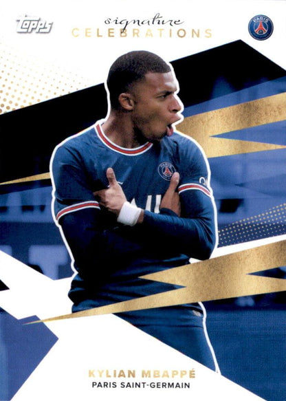 2021 Topps PSG Team Set Kylian Mbappé #32 Paris Saint-Germain