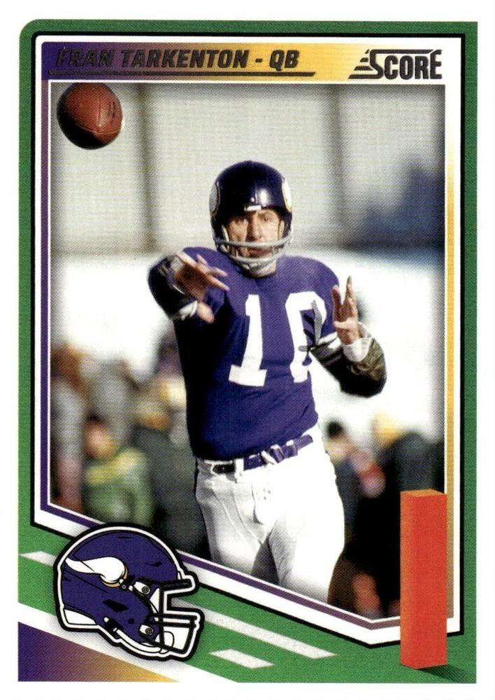 2025 Panini Score Fran Tarkenton #98 Minnesota Vikings