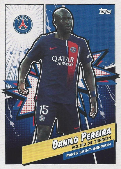 2023 Topps PSG Fan Set Heroes Danilo Pereira #PSGH-2 Paris Saint-Germain