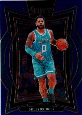 2024 Panini Select Miles Bridges Blue #8 Charlotte Hornets