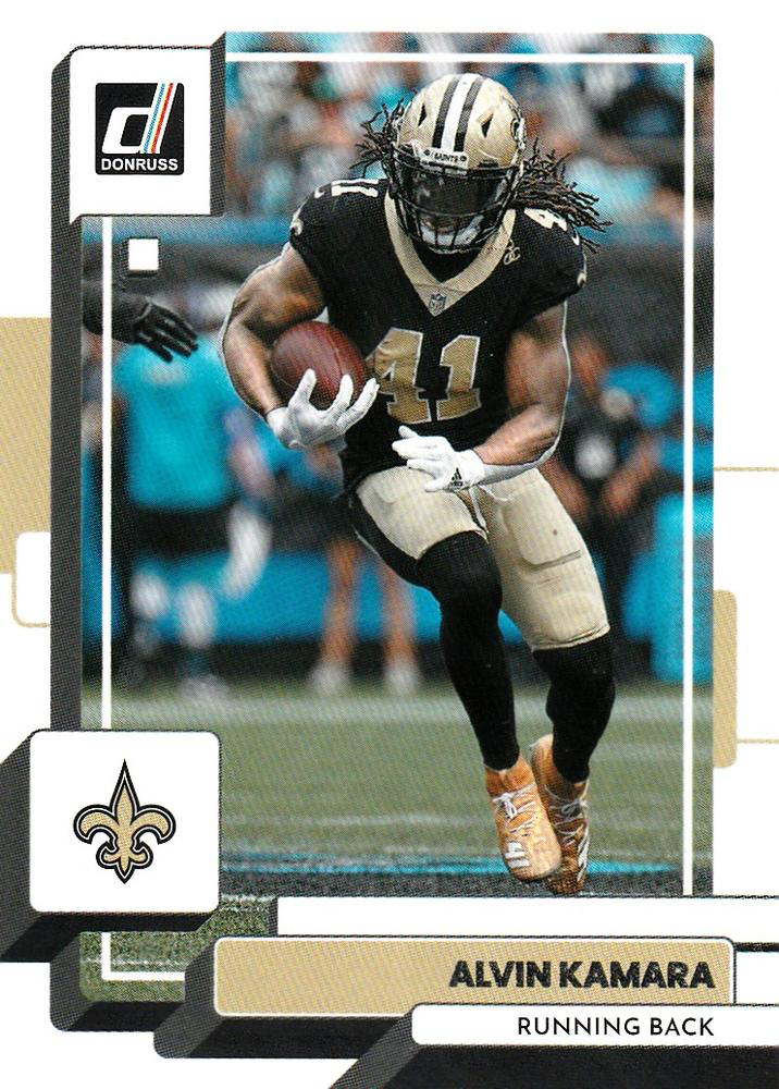 2022 Panini Donruss Alvin Kamara #247 New Orleans Saints