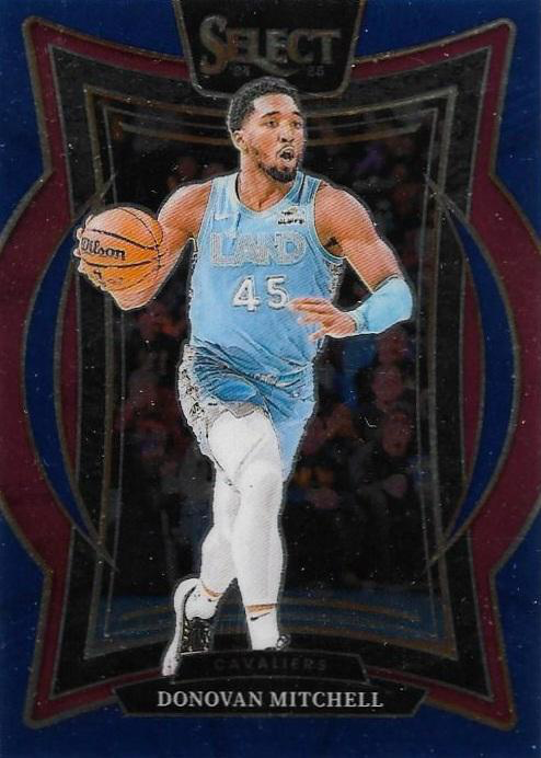 2024 Panini Select Donovan Mitchell Blue #21 Cleveland Cavaliers
