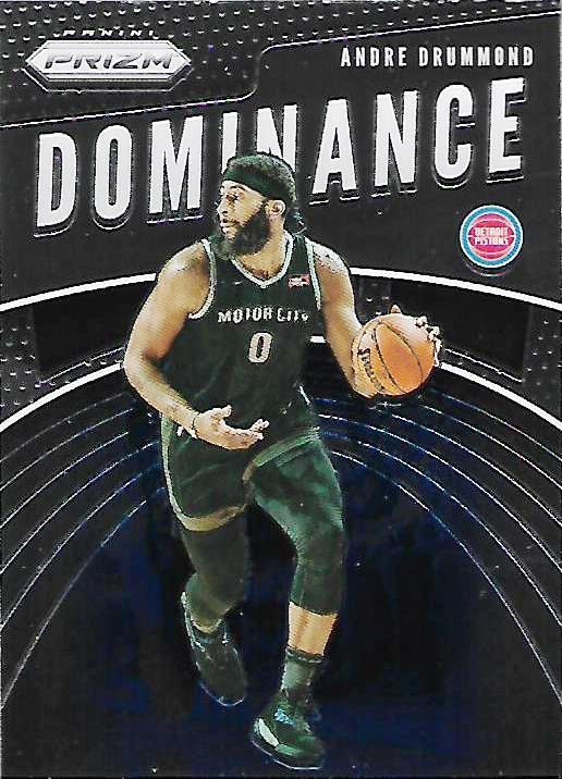 2019 Panini Prizm Dominance Andre Drummond #1 Detroit Pistons